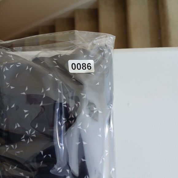 Women's Blue Ikat Hidden Button Front Tunic Top 3/4 Sleeve Size XS Lagenlook - Picture 8 of 8